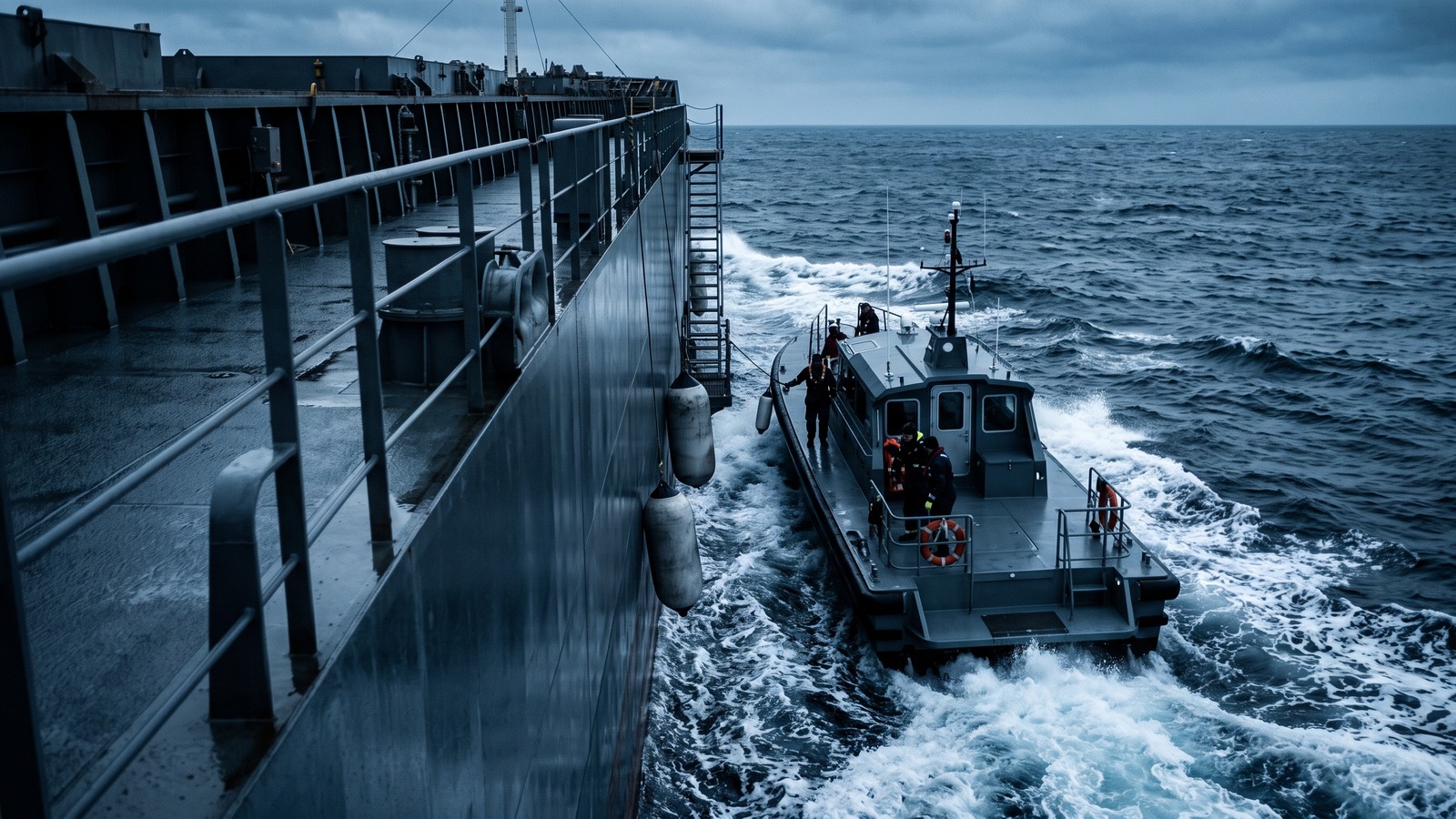 Arrival and alongside